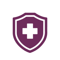 Safety icon of a person operating a drill press machine.